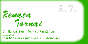 renata tornai business card